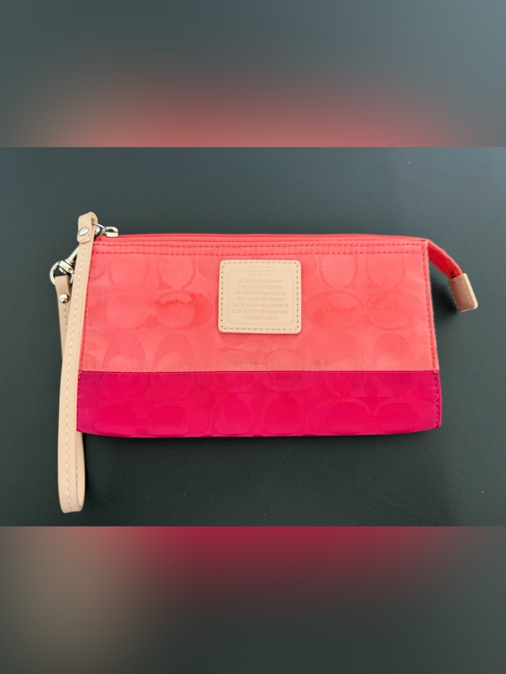 Coach Legacy Weekend Signature Colorblock Nylon East West Zip Top Tote 24865 3 - Picture 13 of 16